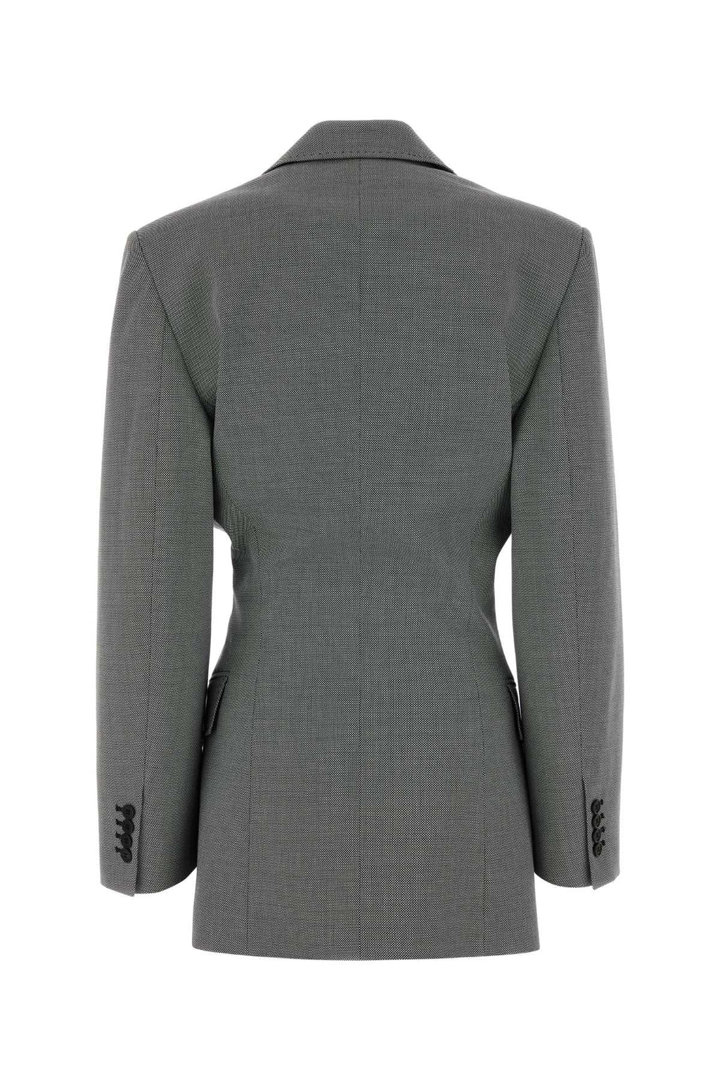 The Attico Two Stretch Wool Blend Blazer