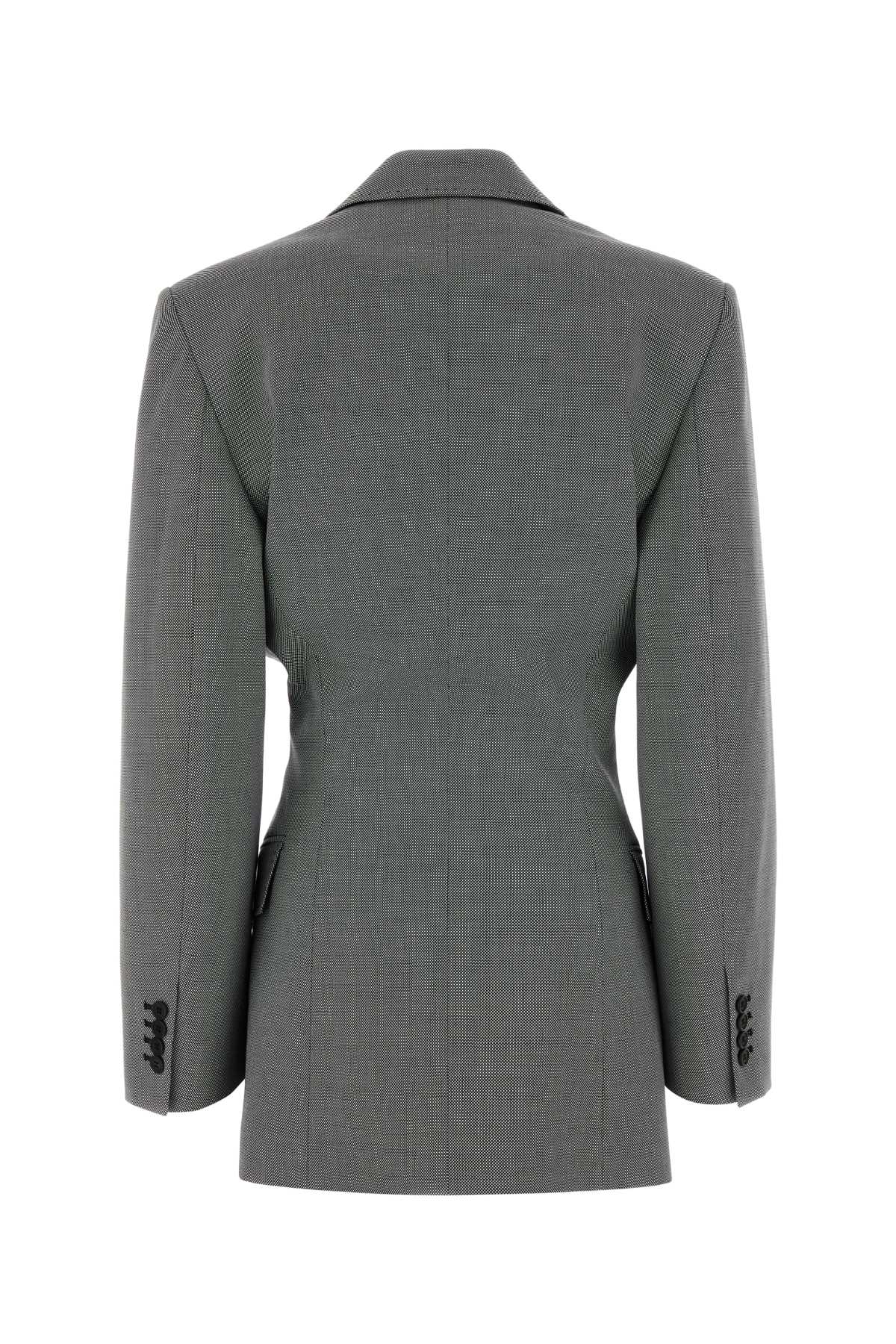 The Attico Two Stretch Wool Blend Blazer