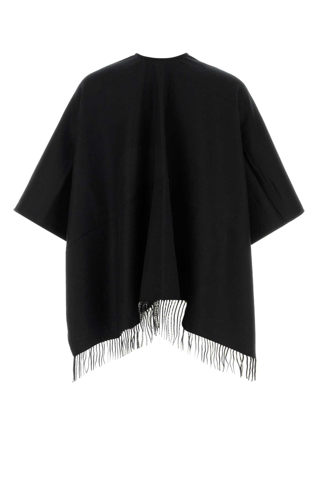 Burberry Black Wool Reversible Cape
