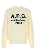 A.P.C. Cream Wool Maurice Sweater