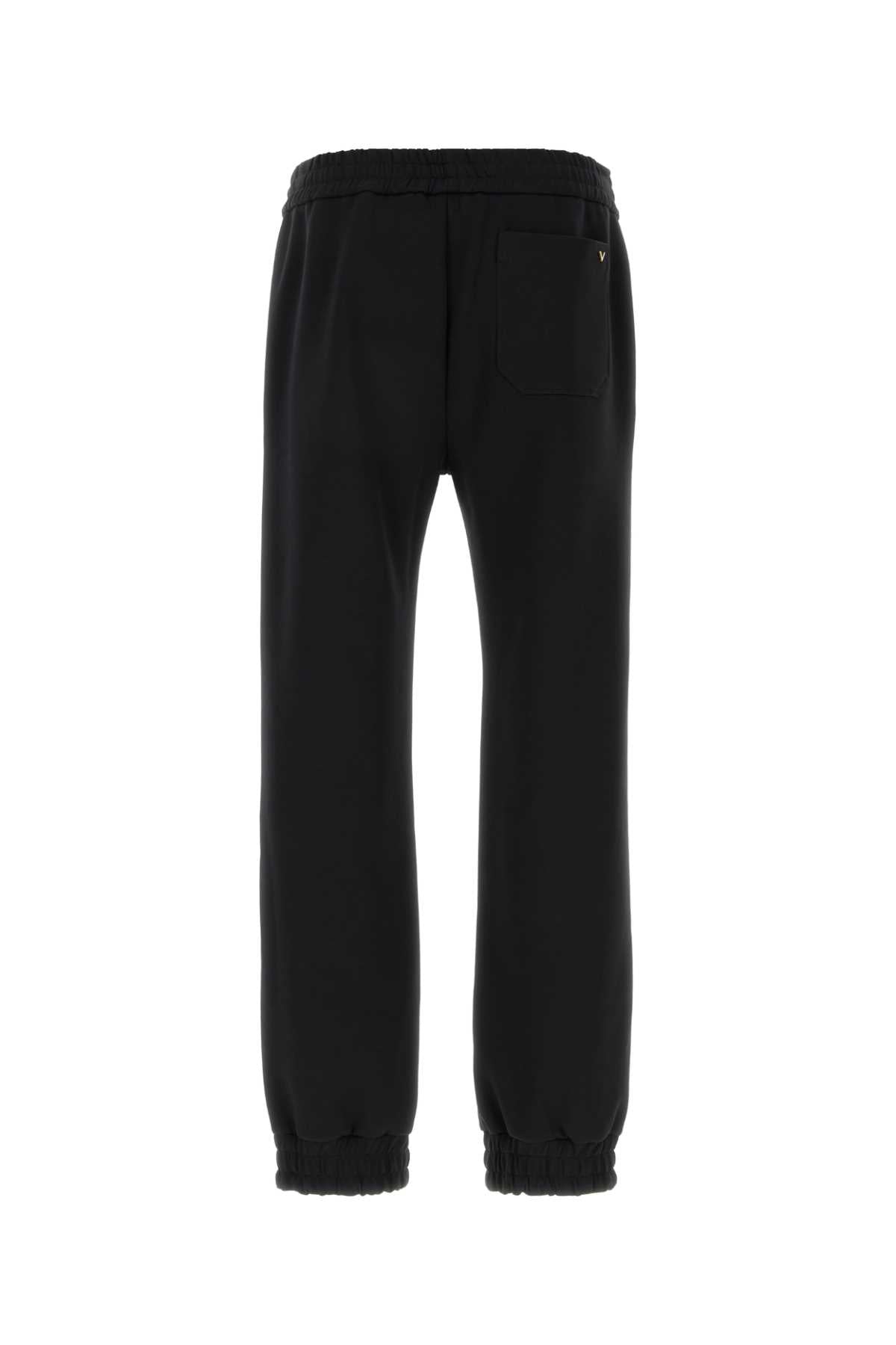 Valentino Garavani Black Jersey Joggers