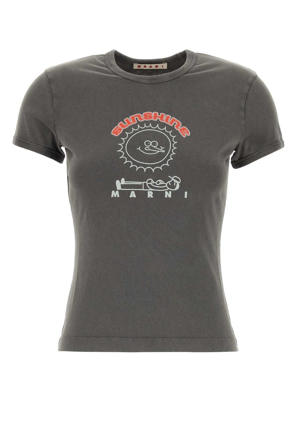 Marni Dark Grey Cotton T Shirt
