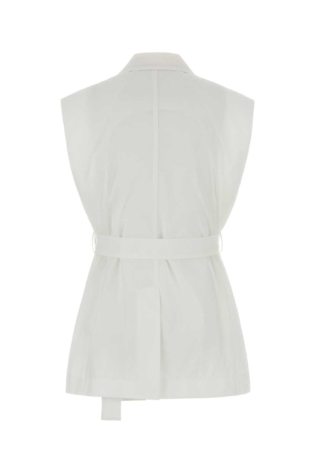 Brunello Cucinelli White Cotton Blend Vest