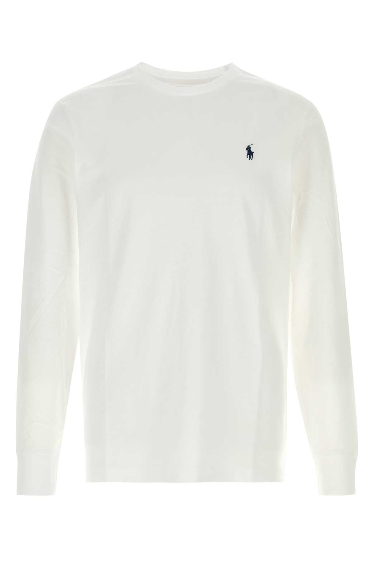 Polo Ralph Lauren White Cotton T Shirt