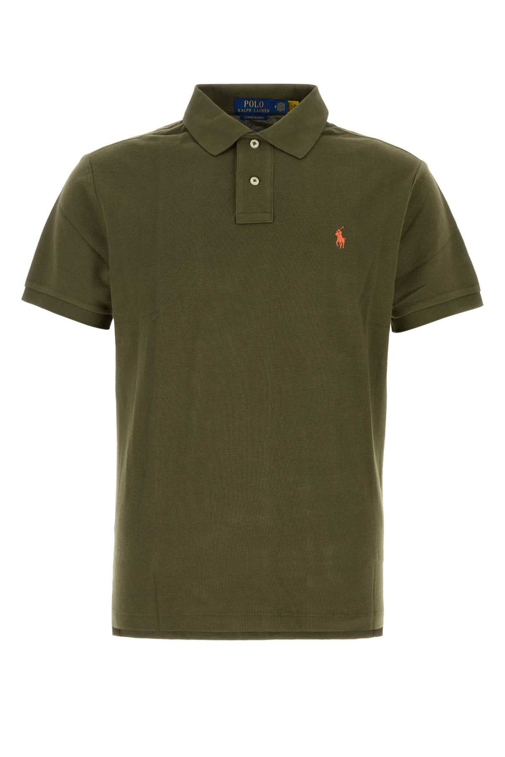Polo Ralph Lauren Olive Green Piquet Polo Shirt