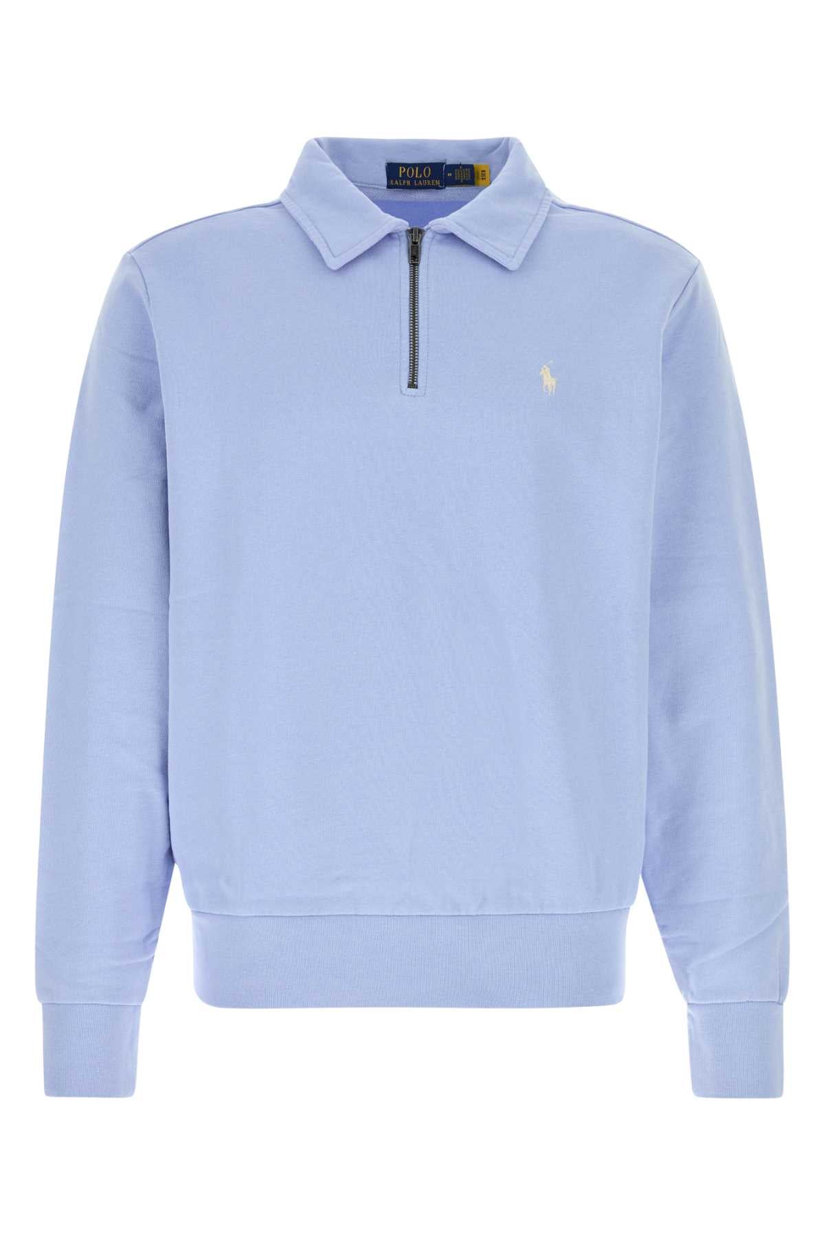 Polo Ralph Lauren Powder Blue Cotton Polo Shirt