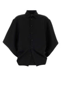 Bottega Veneta Black Twill Oversize Shirt