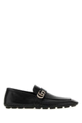 Gucci Black Leather Loafers