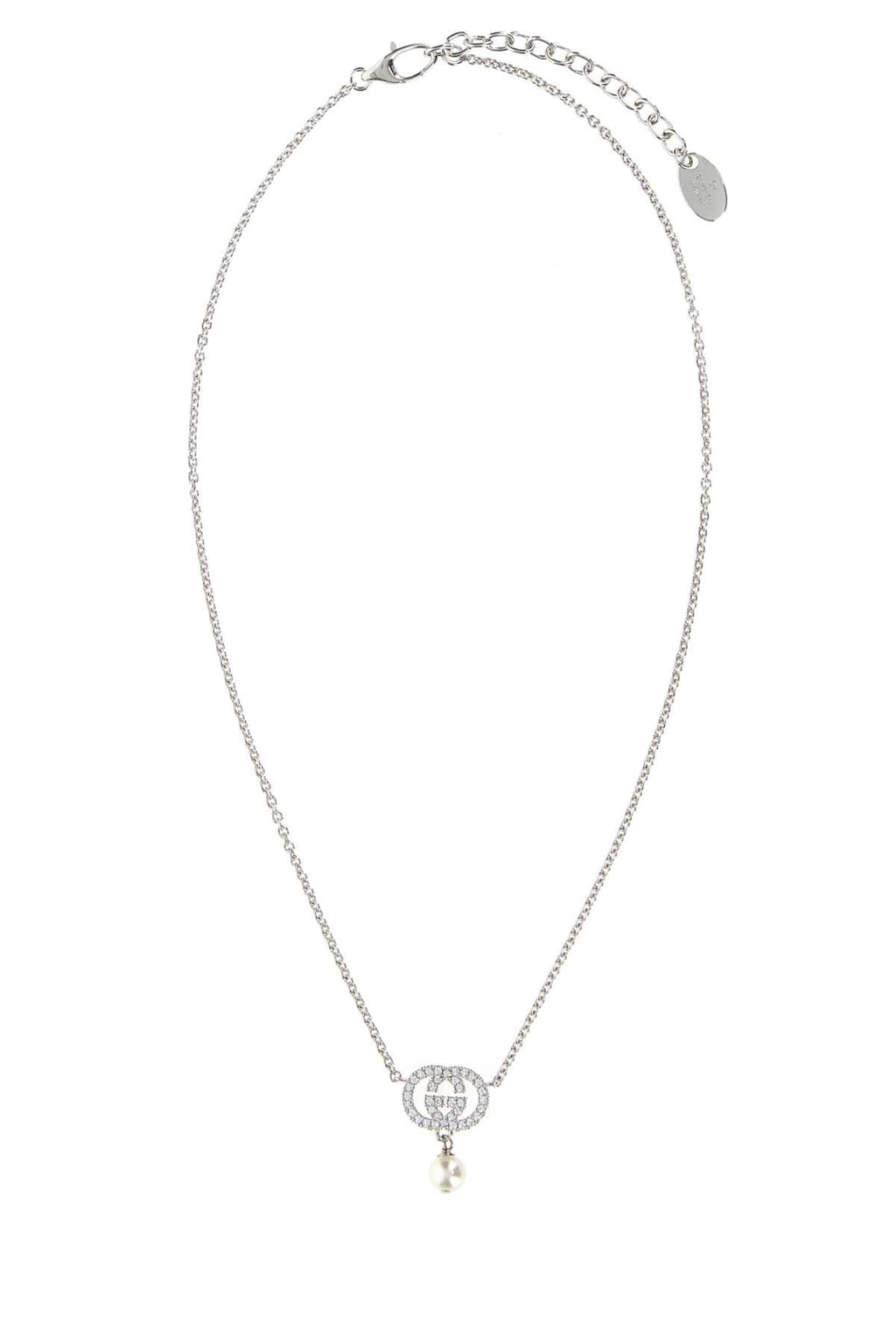 Gucci Silver Metal Neckline