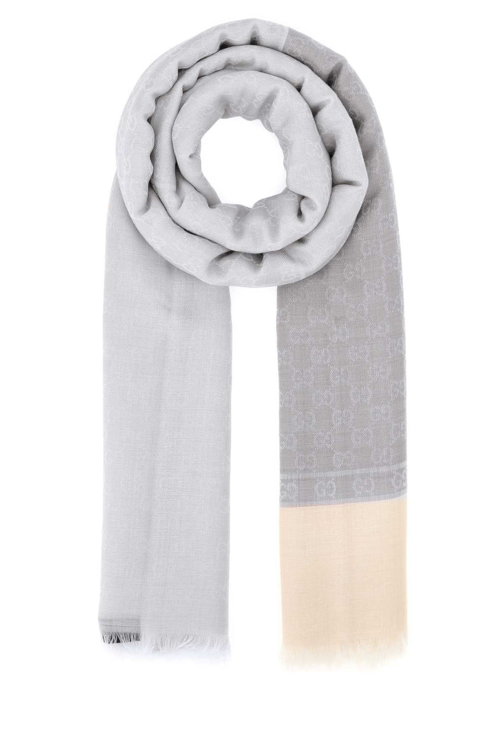Gucci Embroidered Cashmere Blend Scarf