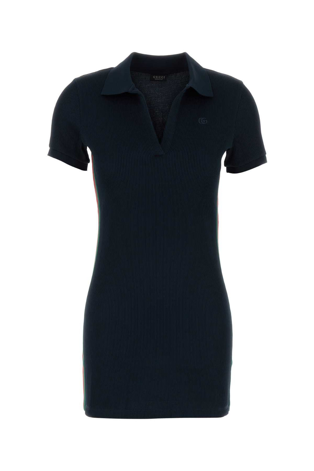 Gucci Navy Blue Jersey Polo Dress