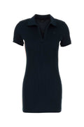 Gucci Navy Blue Jersey Polo Dress