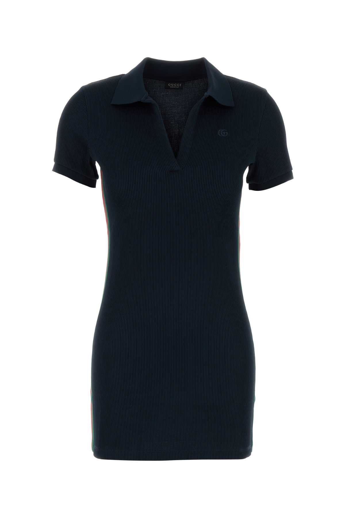 Gucci Navy Blue Jersey Polo Dress