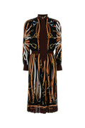 Gucci Printed Silk Shirt Dress