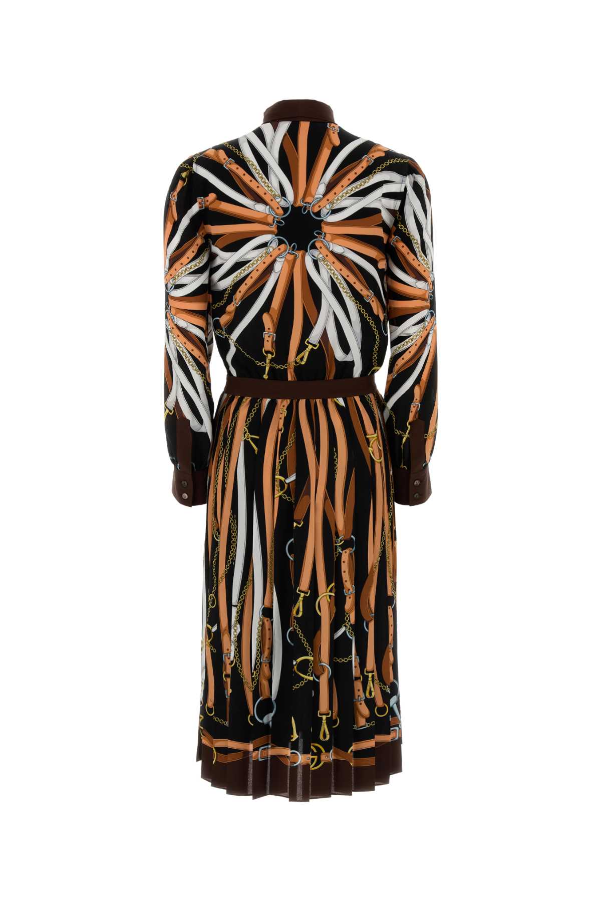 Gucci Printed Silk Shirt Dress