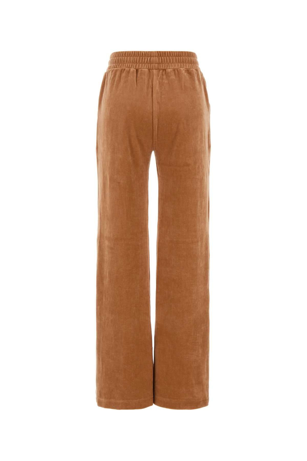 Chloe Peach Velvet Joggers