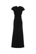 Jil Sander Black Sable Long Dress