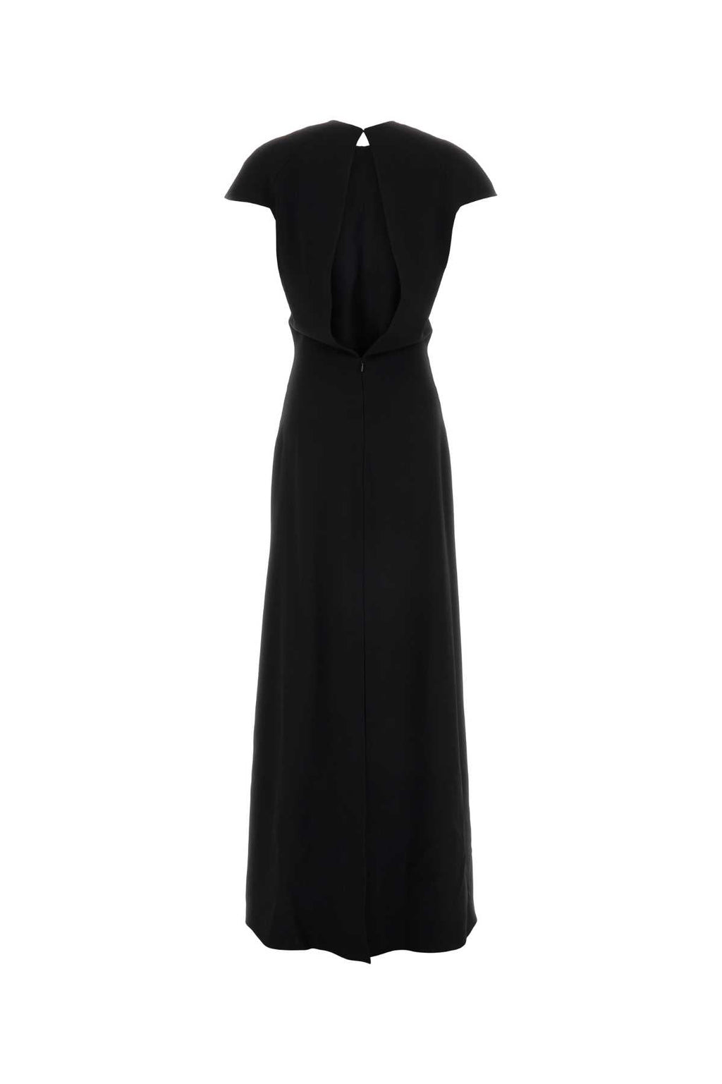 Jil Sander Black Sable Long Dress