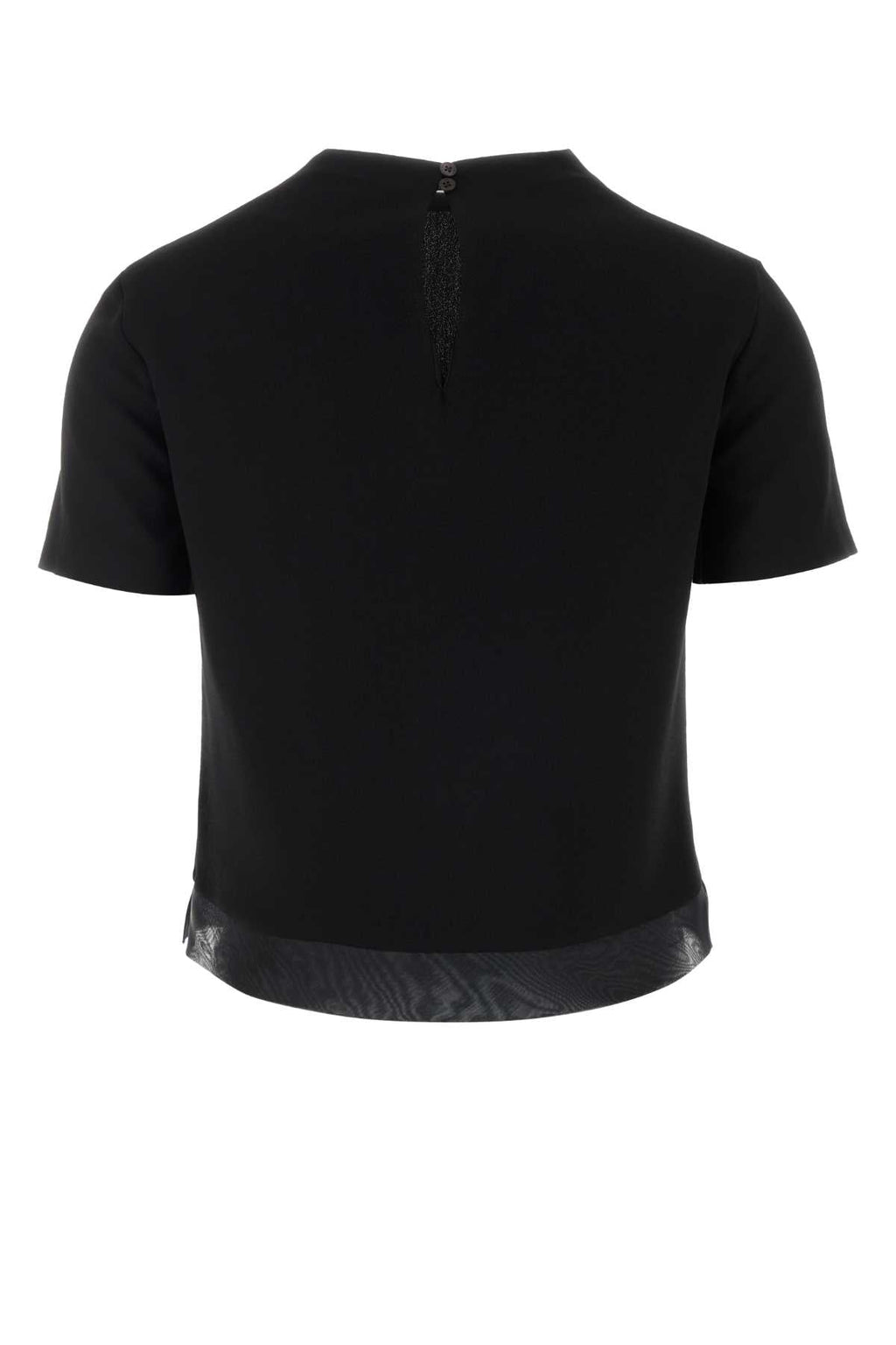 Jil Sander Black Wool Top