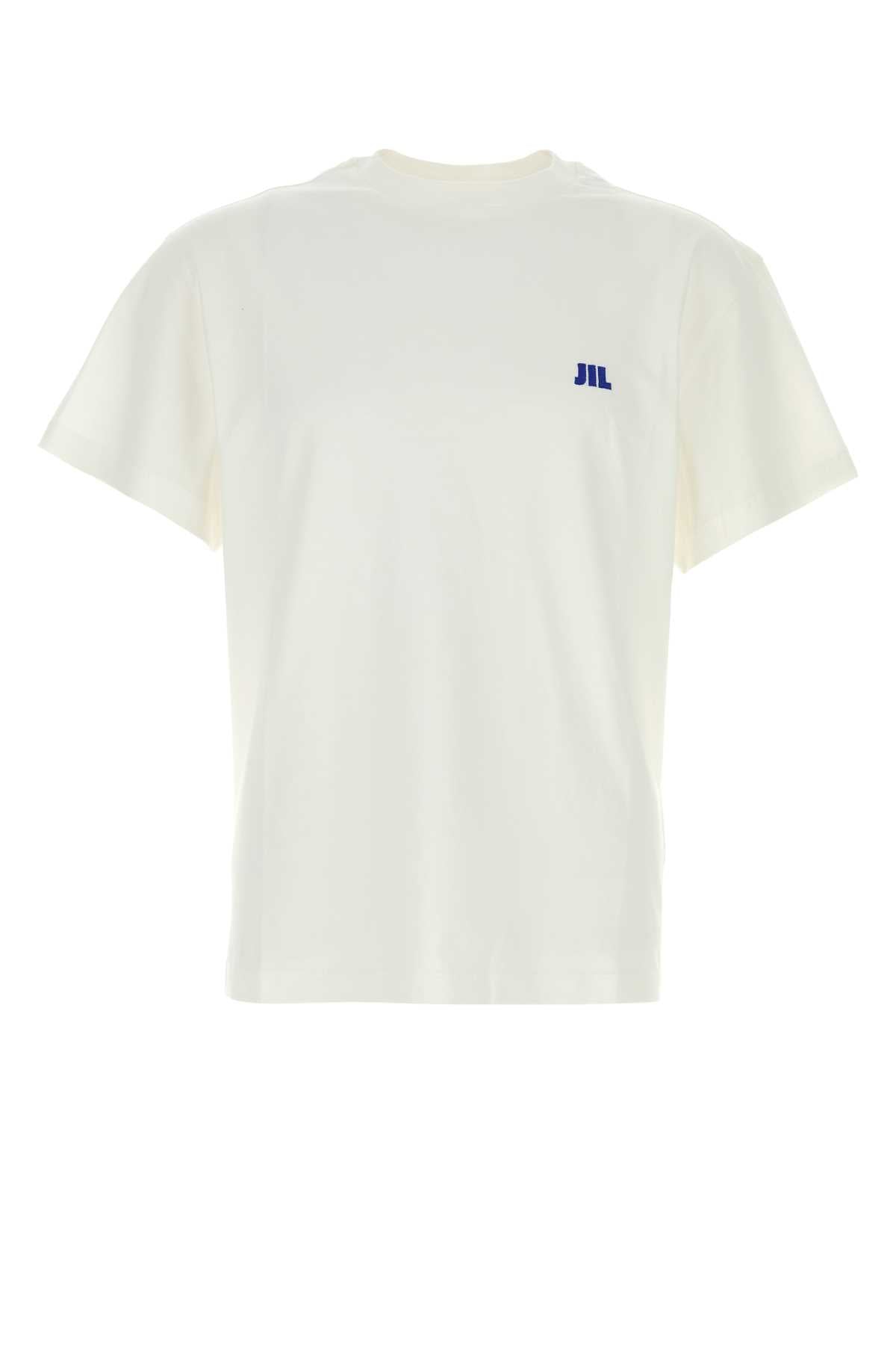 Jil Sander White Cotton T Shirt