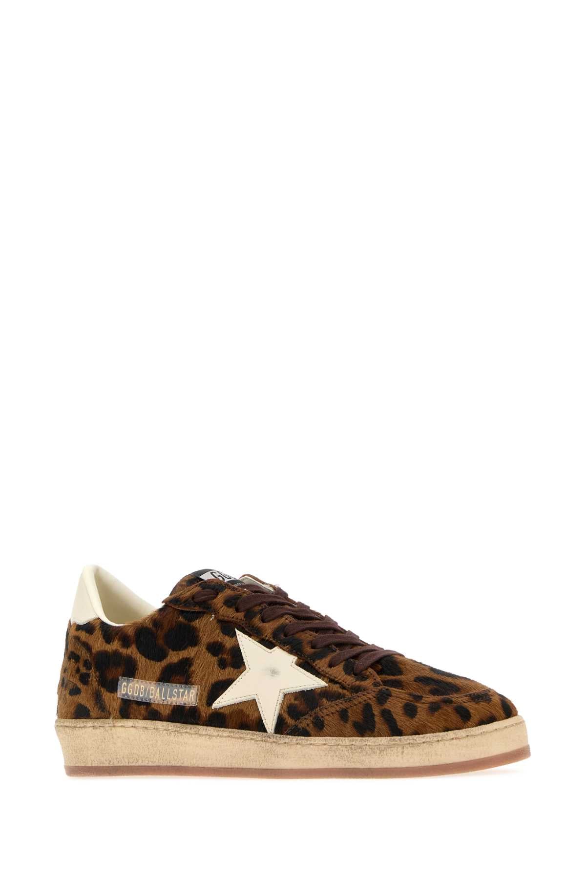 Golden Goose Deluxe Brand Printed Calf Hair Ball Star Sneakers