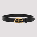 Balenciaga Leather Bb Belt
