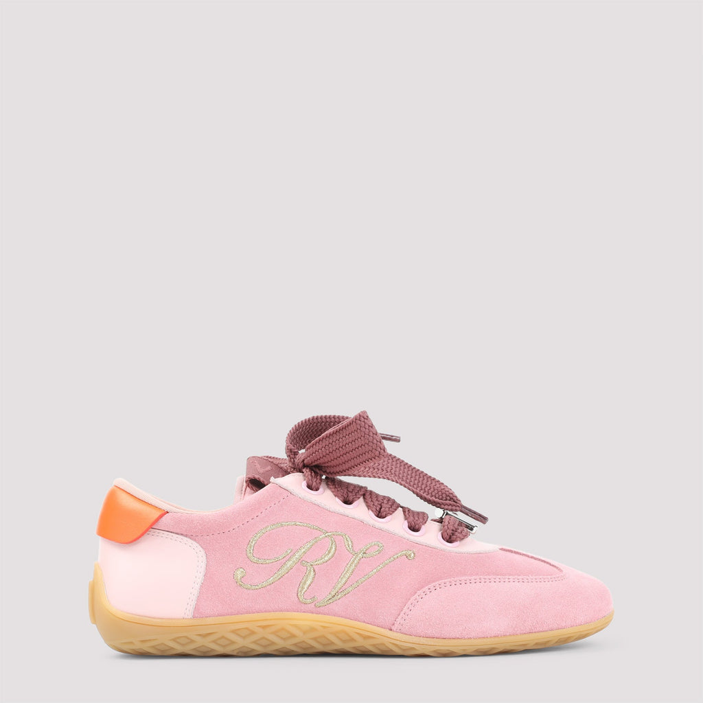 Roger Vivier Pink Low Top Sneakers
