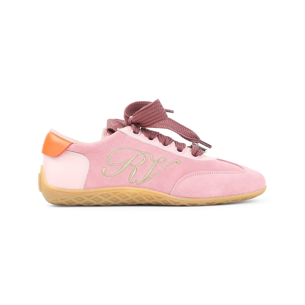 Roger Vivier Pink Low Top Sneakers
