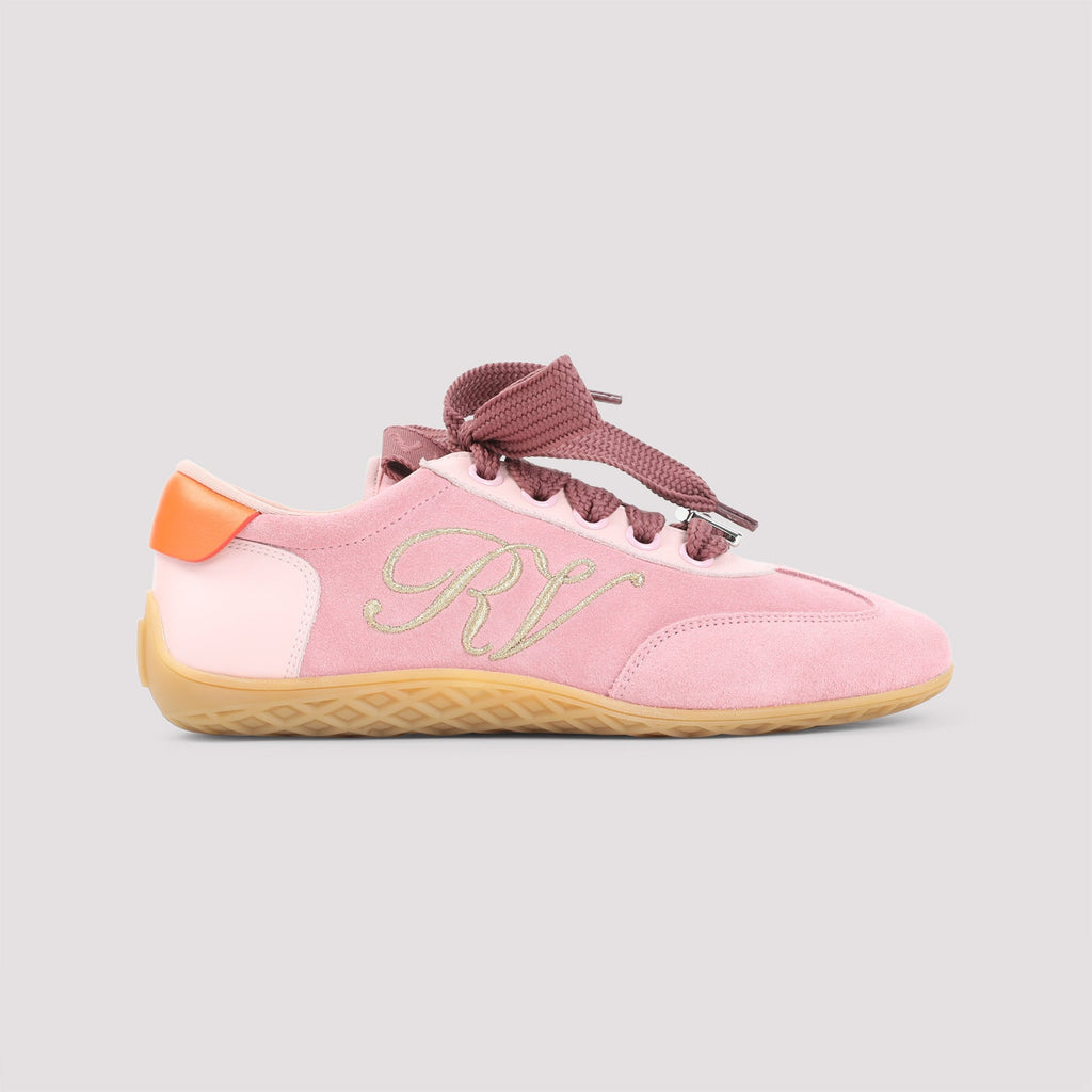 Roger Vivier Pink Low Top Sneakers
