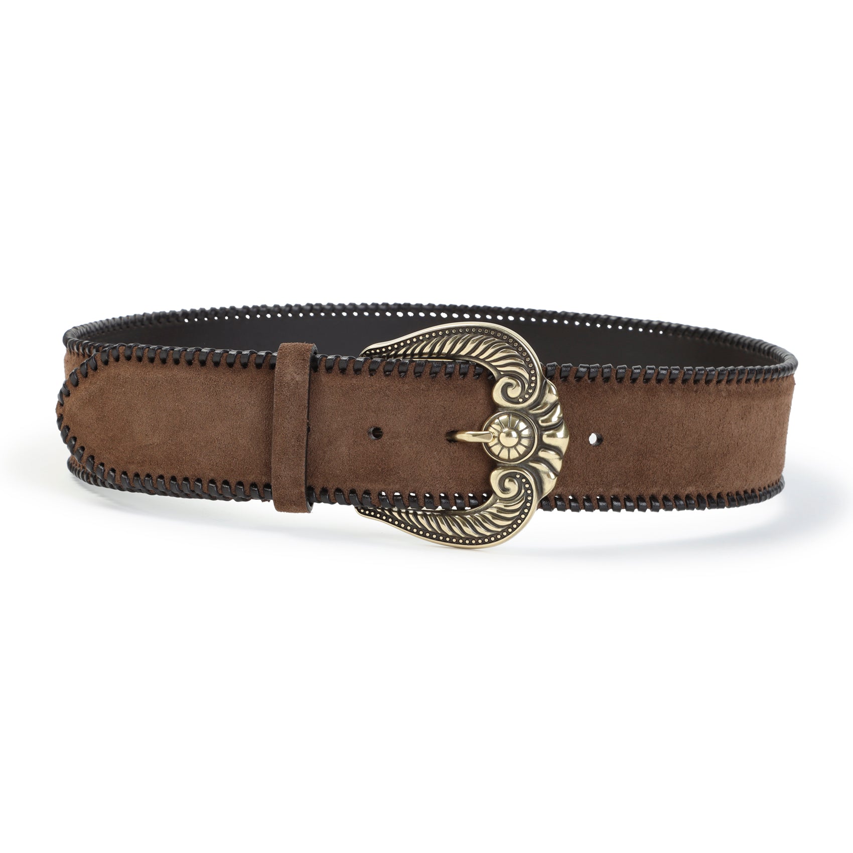 Etro Paisley Suede Belt