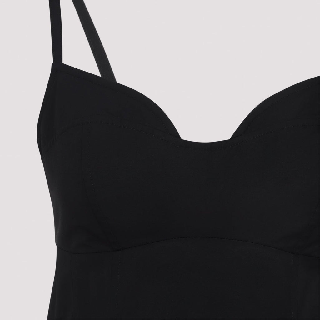 Co Bustier Cut Midi Dress
