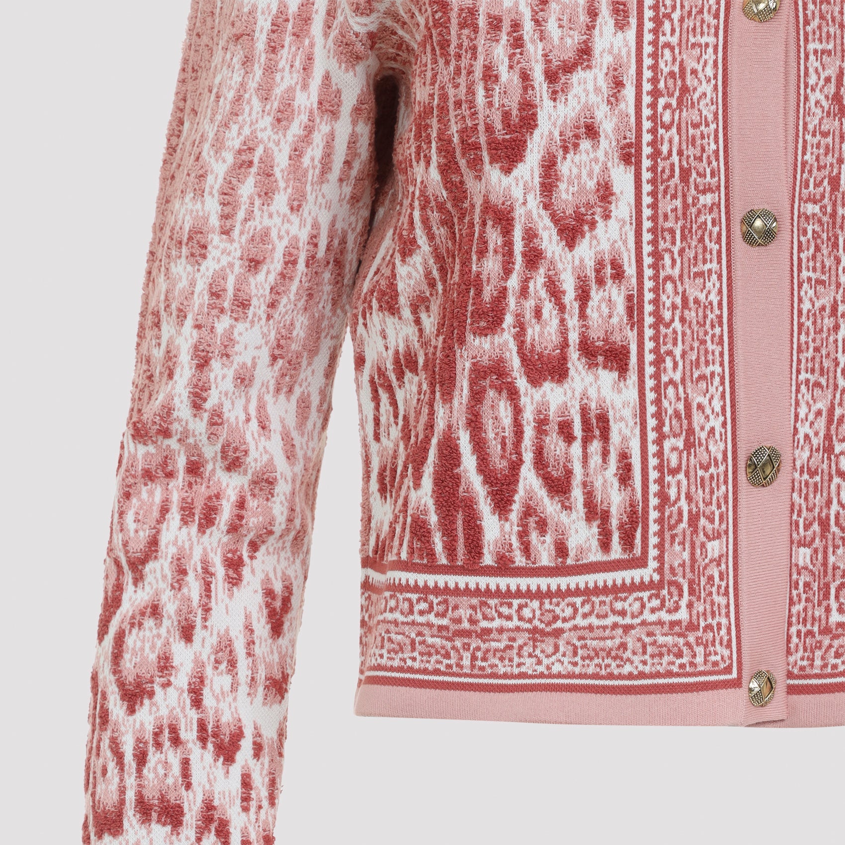 Roberto Cavalli Jaguar Print Cardigan