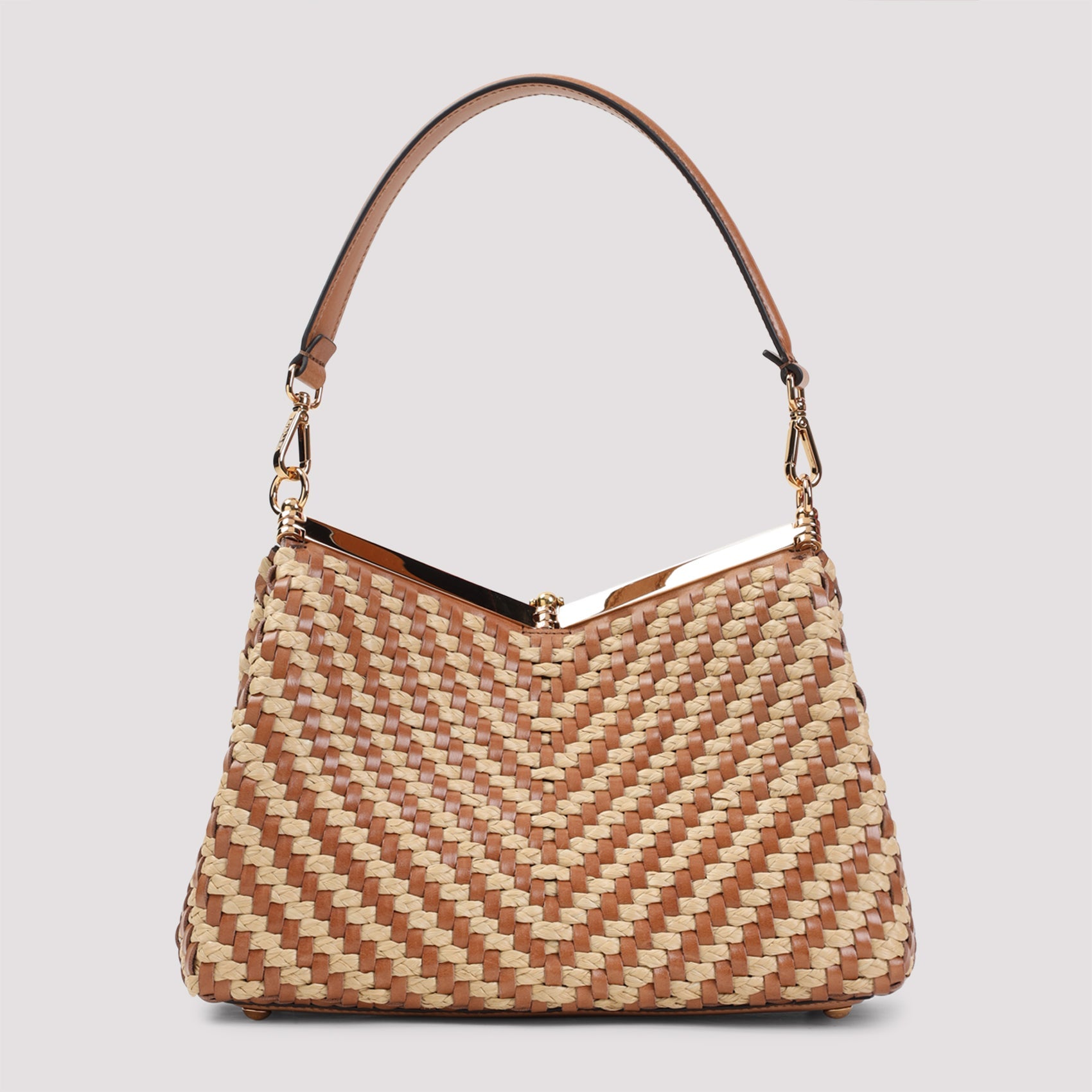 Etro Vela M Rafia Shoulder Bag