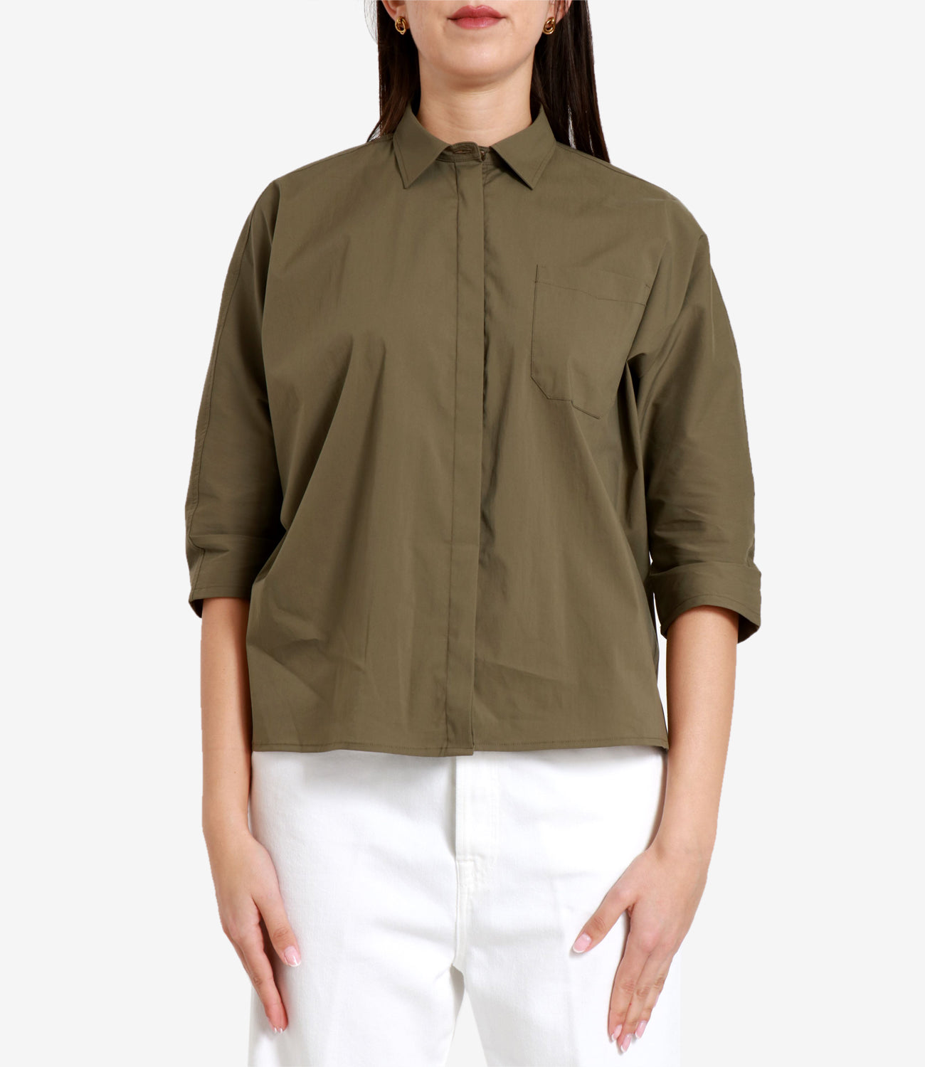 Cruna Shirts Olive Military