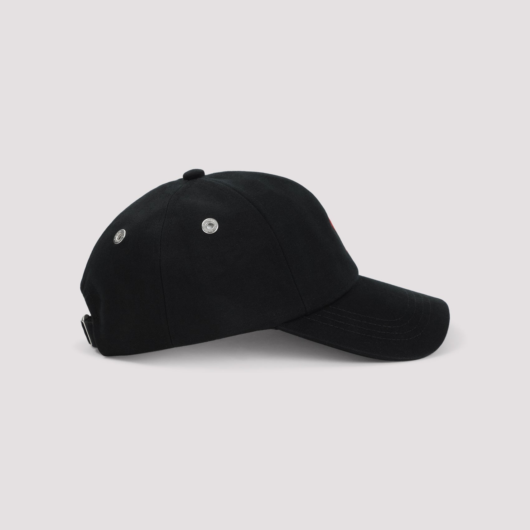 Ami Paris Red Adc Embroidery Hat