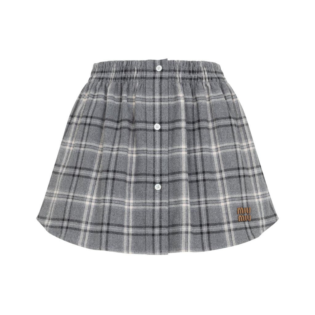 Miu Miu Cotton Midi Skirt