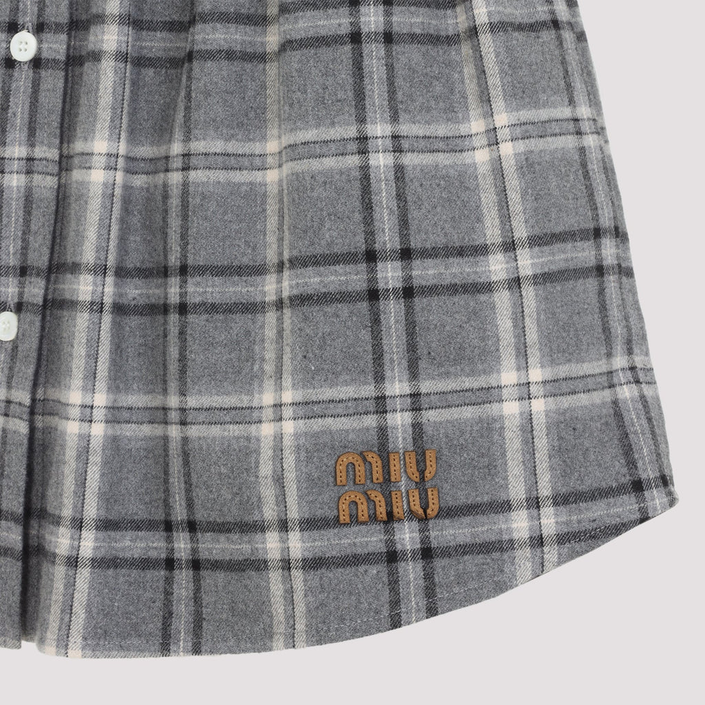Miu Miu Cotton Midi Skirt