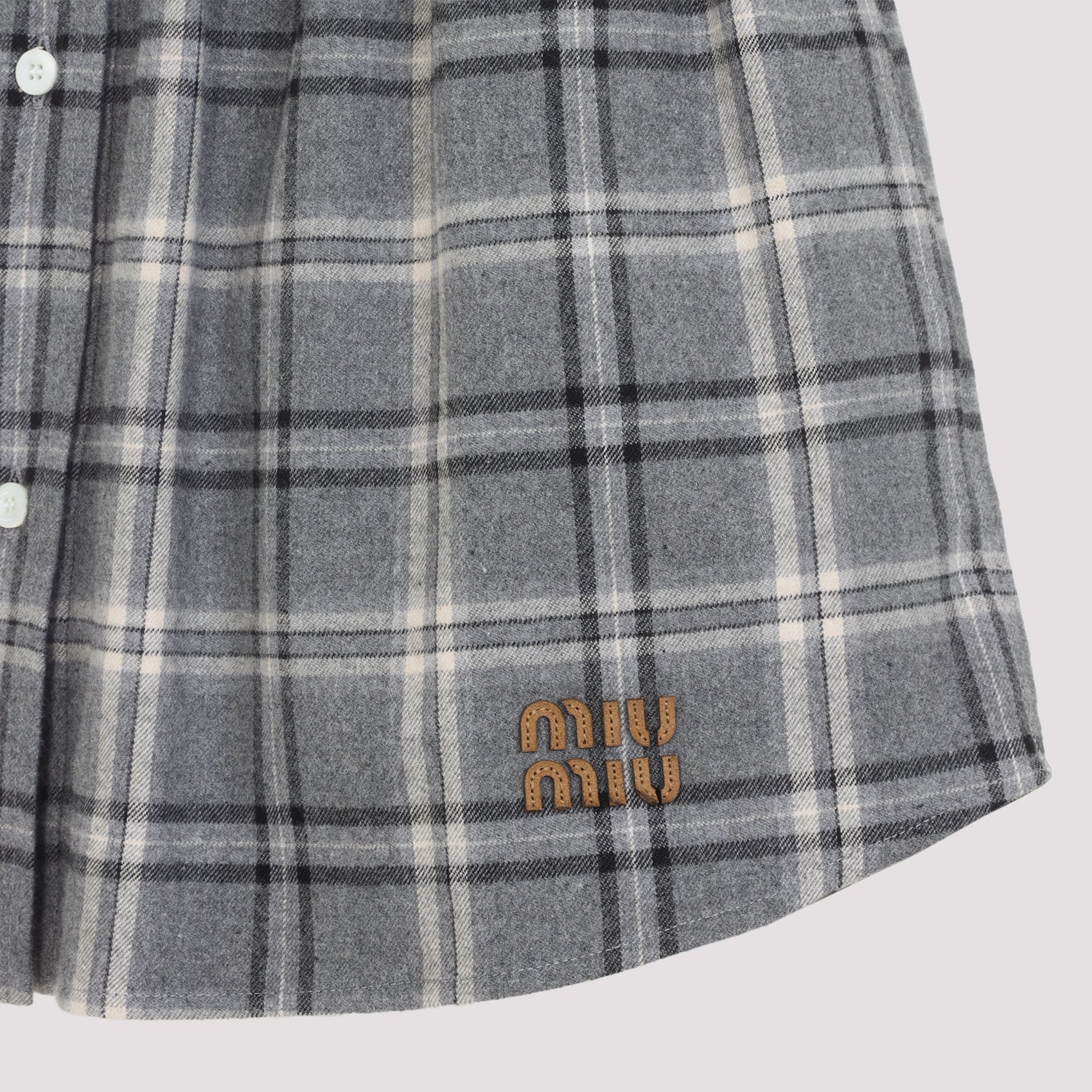 Miu Miu Cotton Midi Skirt