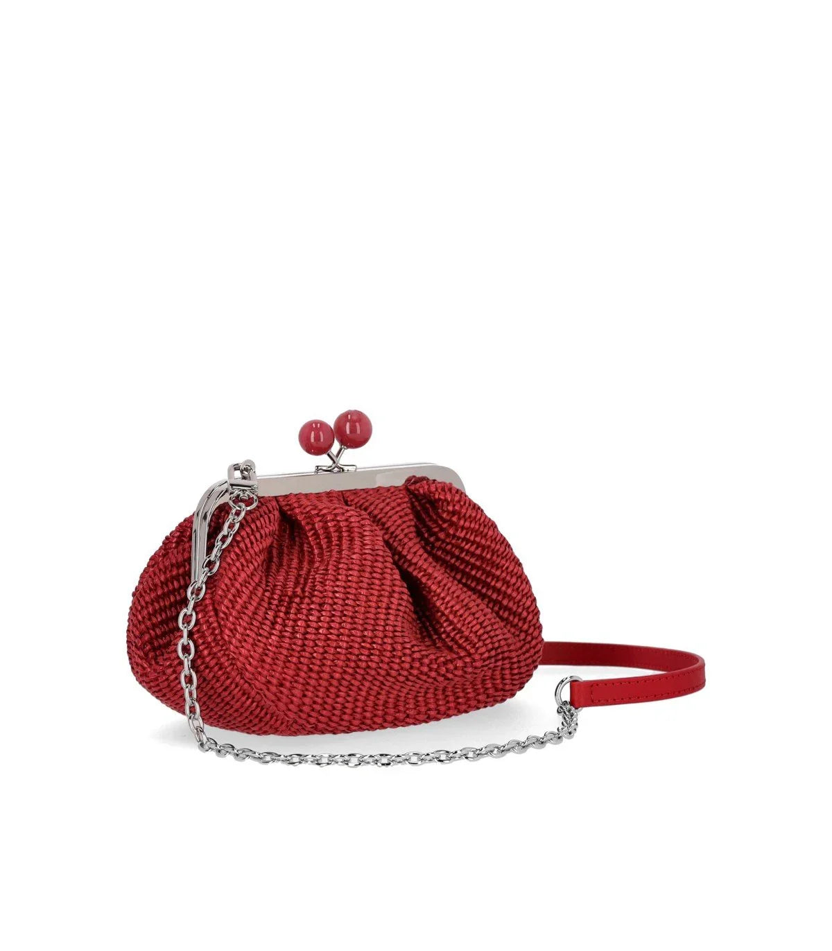 Max Mara Weekend Pasticcino Palmas Small Red Clutch