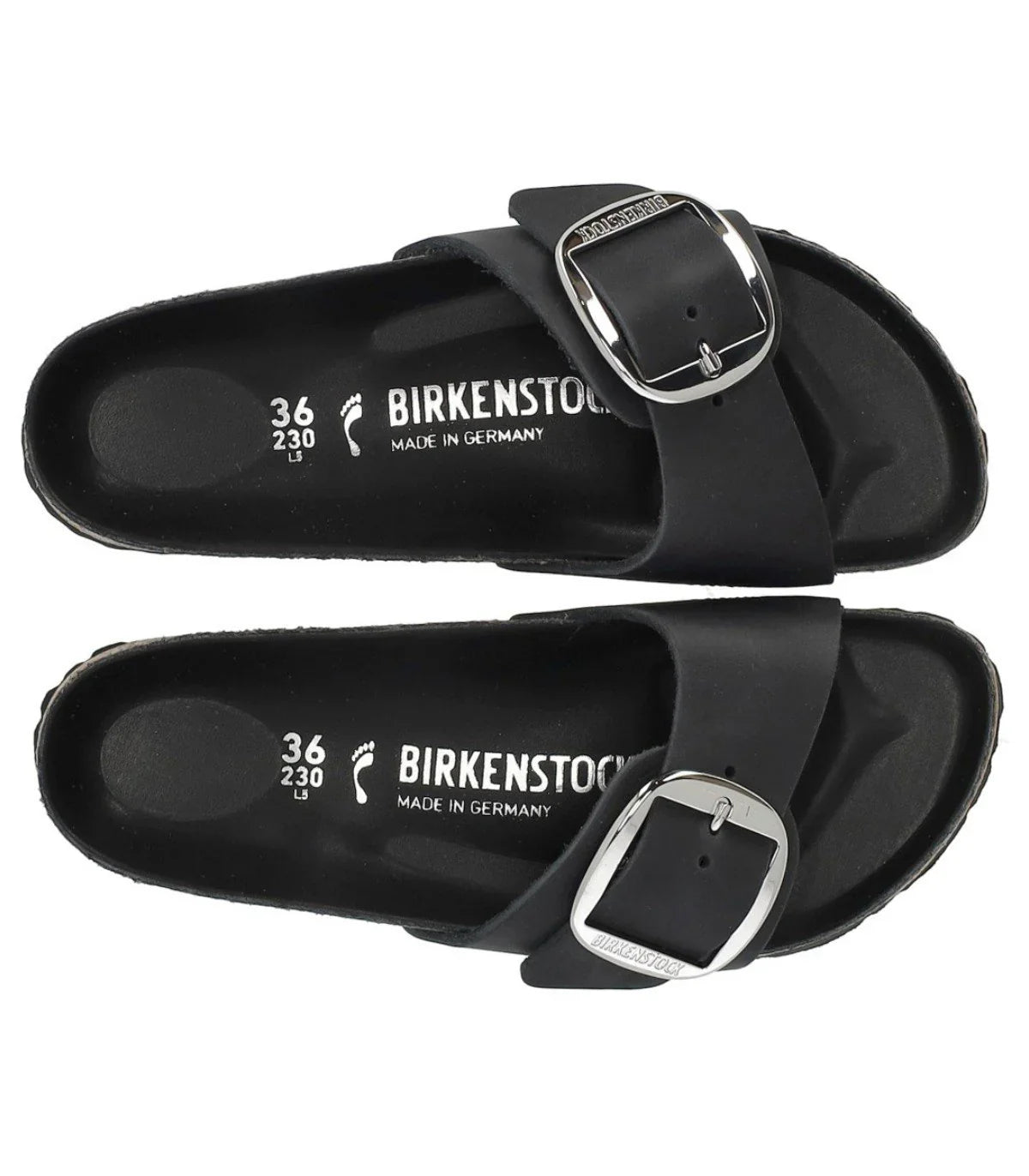 Birkenstock Madrid Big Buckle Black Sandal