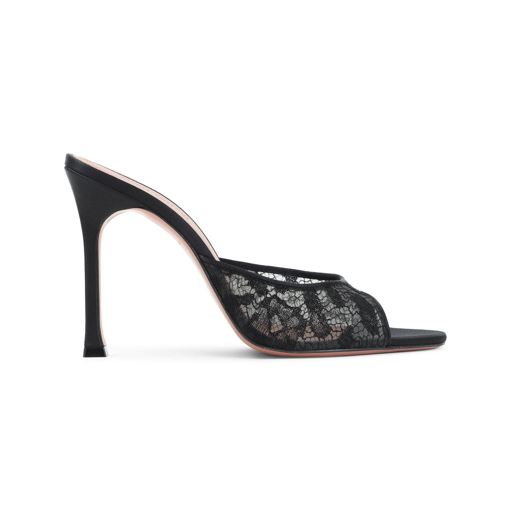 Amina Muaddi Alexa Lace Slipper
