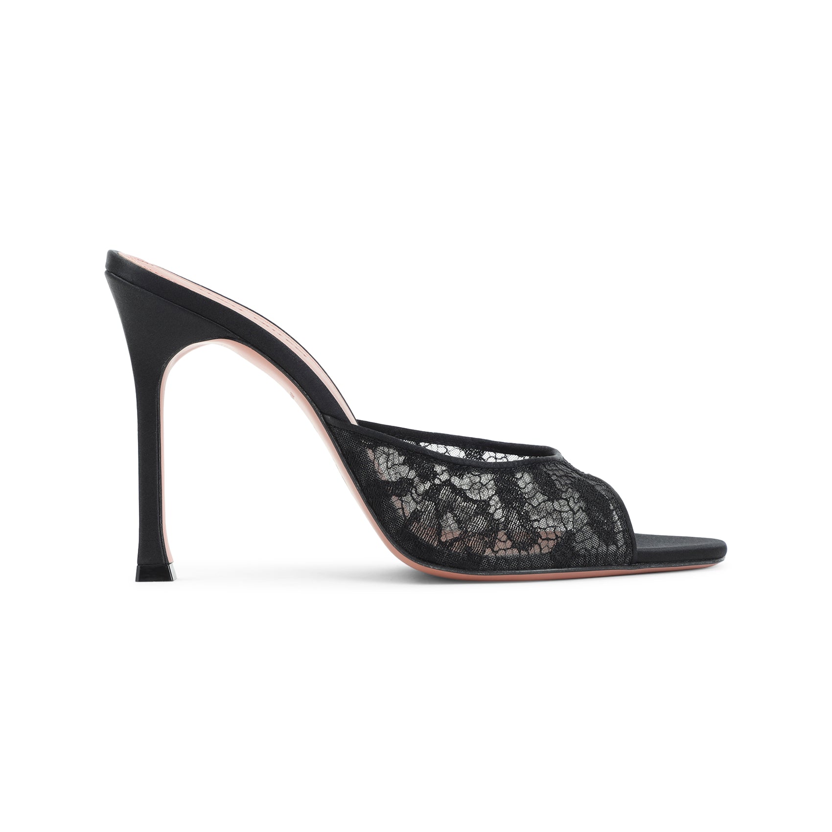 Amina Muaddi Alexa Lace Slipper