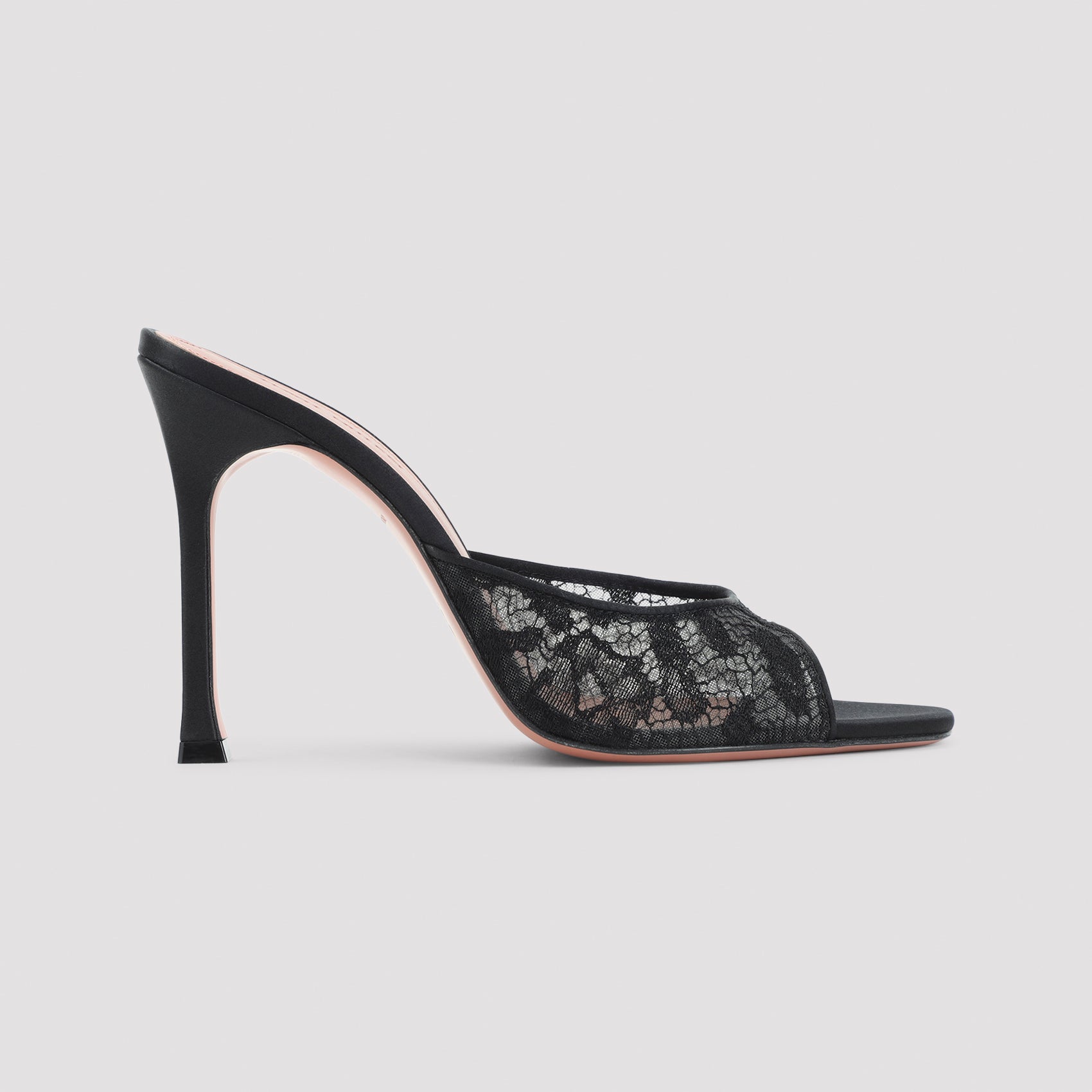 Amina Muaddi Alexa Lace Slipper