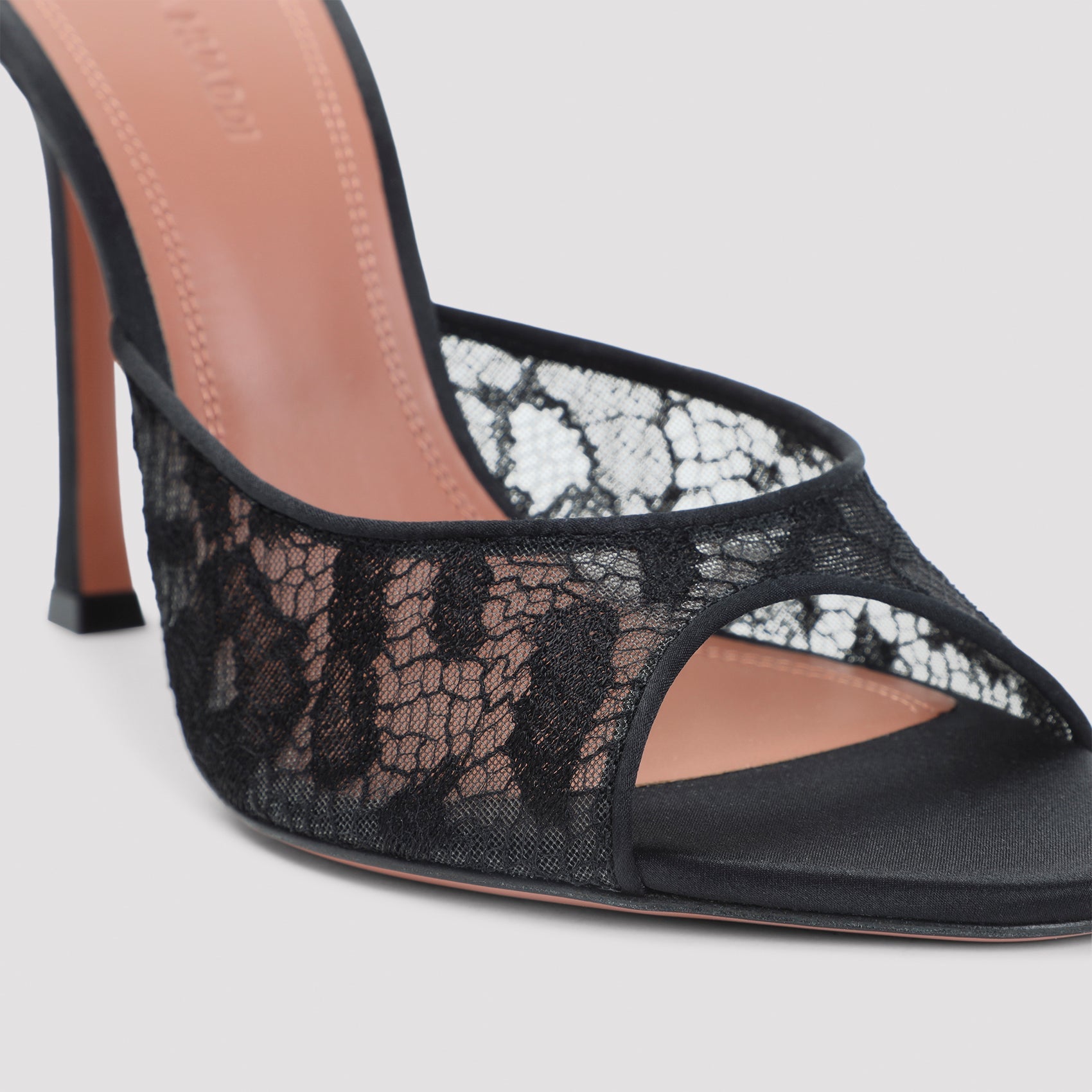 Amina Muaddi Alexa Lace Slipper