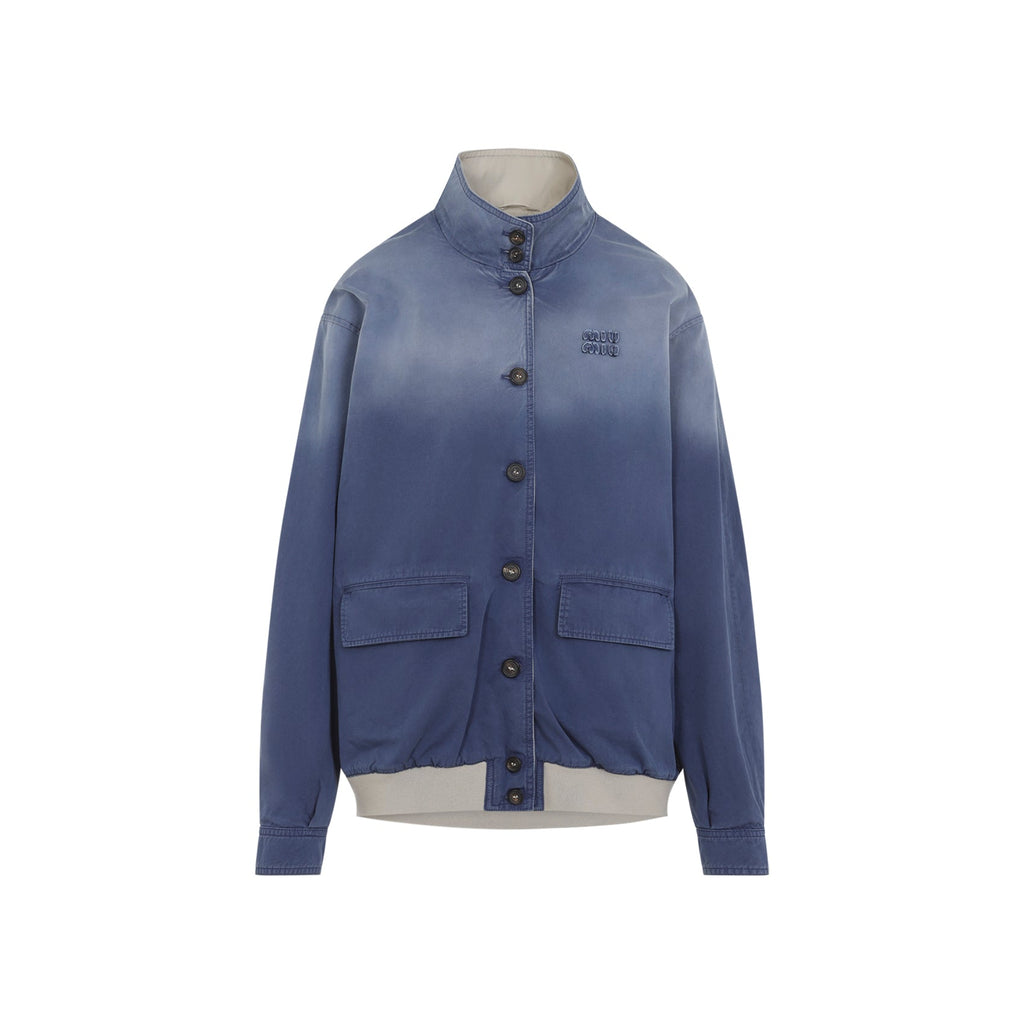 Miu Miu Old Washed Twill Blouson