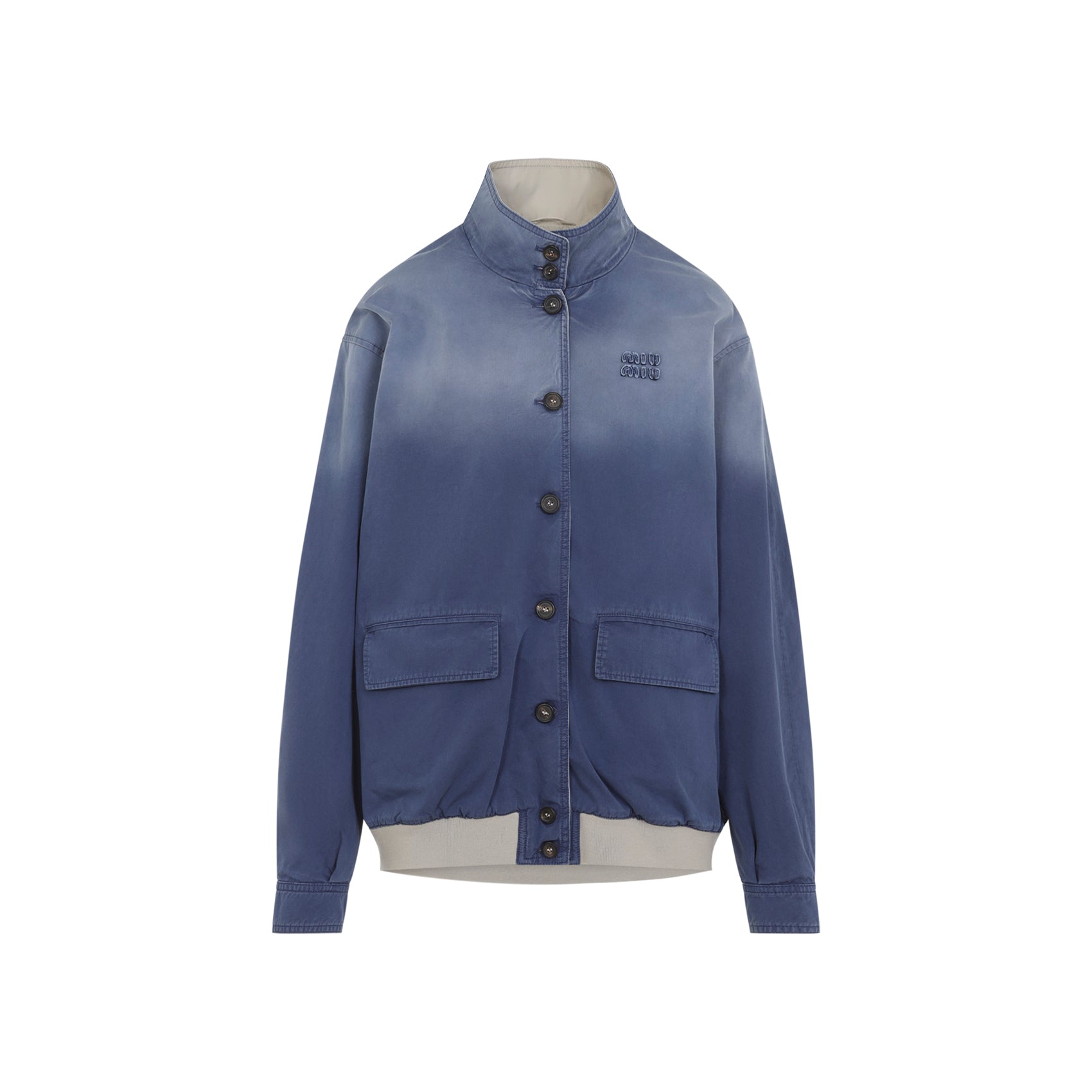 Miu Miu Old Washed Twill Blouson