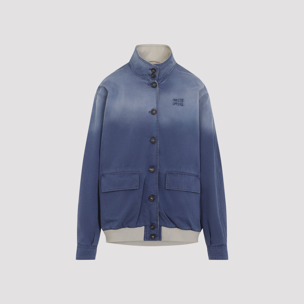 Miu Miu Old Washed Twill Blouson