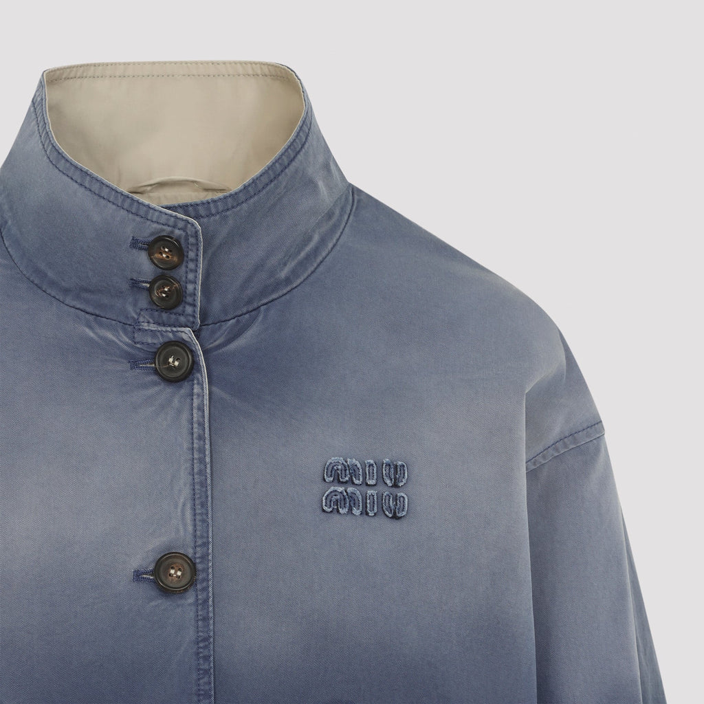 Miu Miu Old Washed Twill Blouson