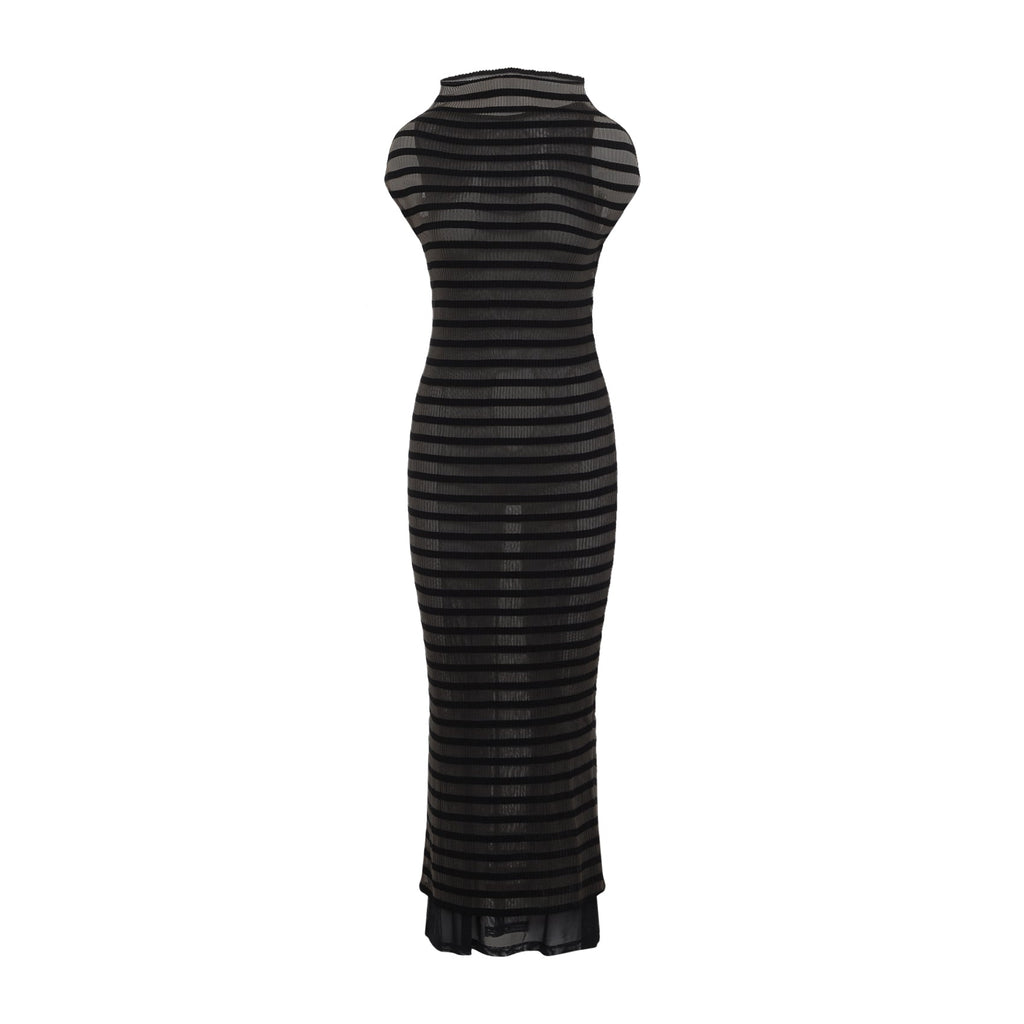 Jean Paul Gaultier Mariniere Stripes Long Dress