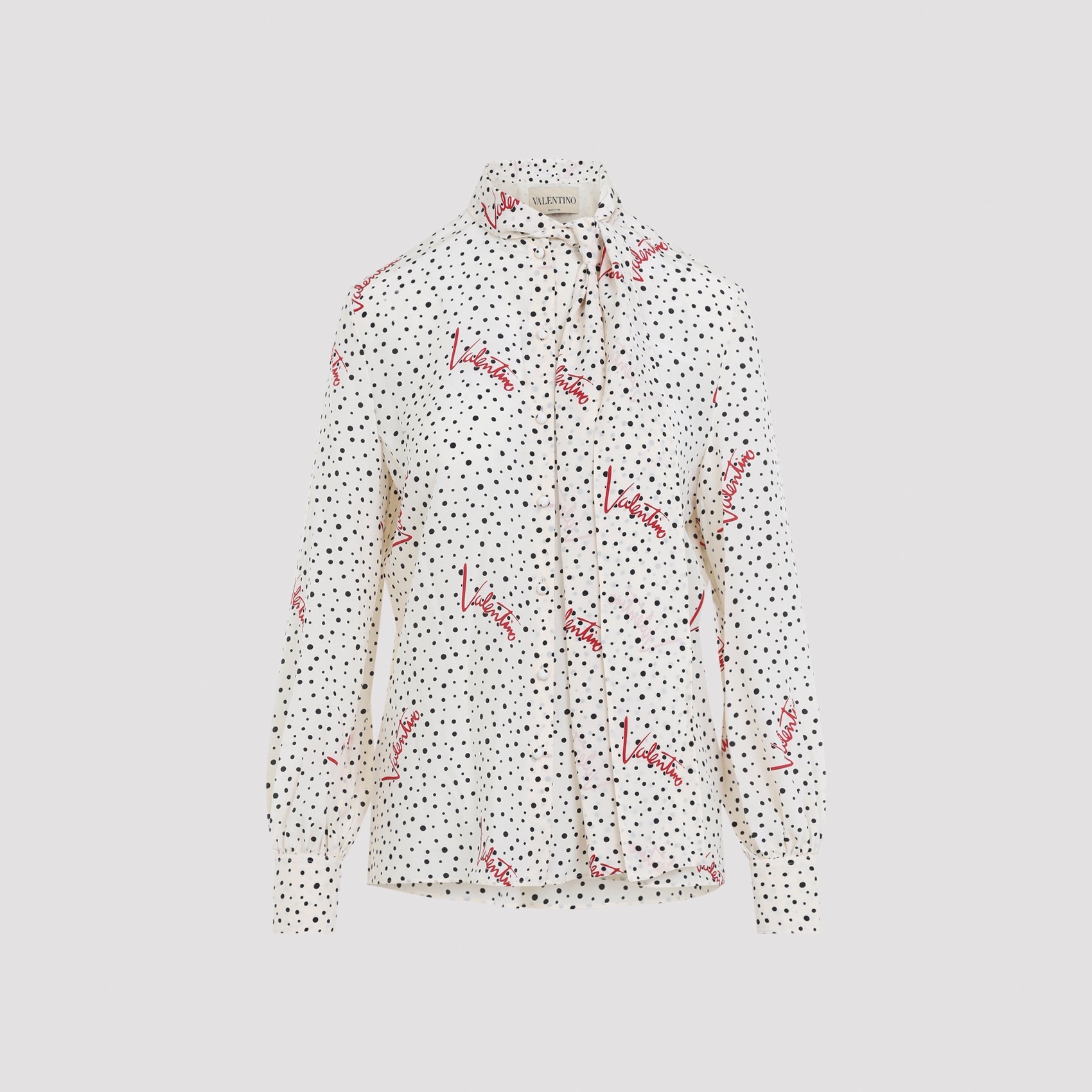 Valentino Bollicine Crepe Shirt